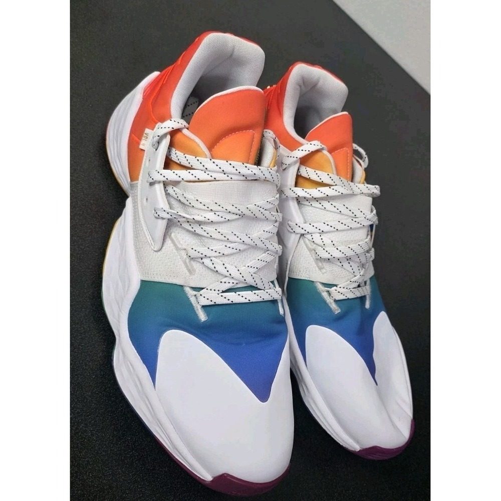 ADIDAS BASKETBALL X JAMES HARDEN VOL 4. PRIDE FX4797 BASKETBALL SNEAKERS Men 14